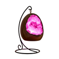 Gleneagles - LED Dinosaur Egg Lamp - Rose Quartz