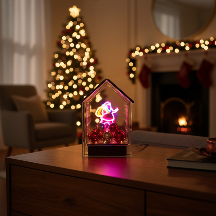 Gleneagles - LED Lighting - Neon Santa (Battery)