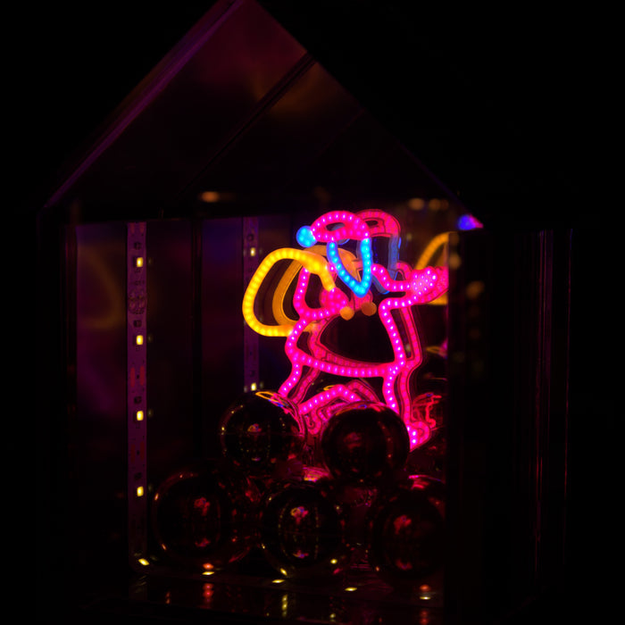 Gleneagles - LED Lighting - Neon Santa (Battery)