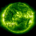 Green Iron Sun - high resolution space images - Sky Image Lab