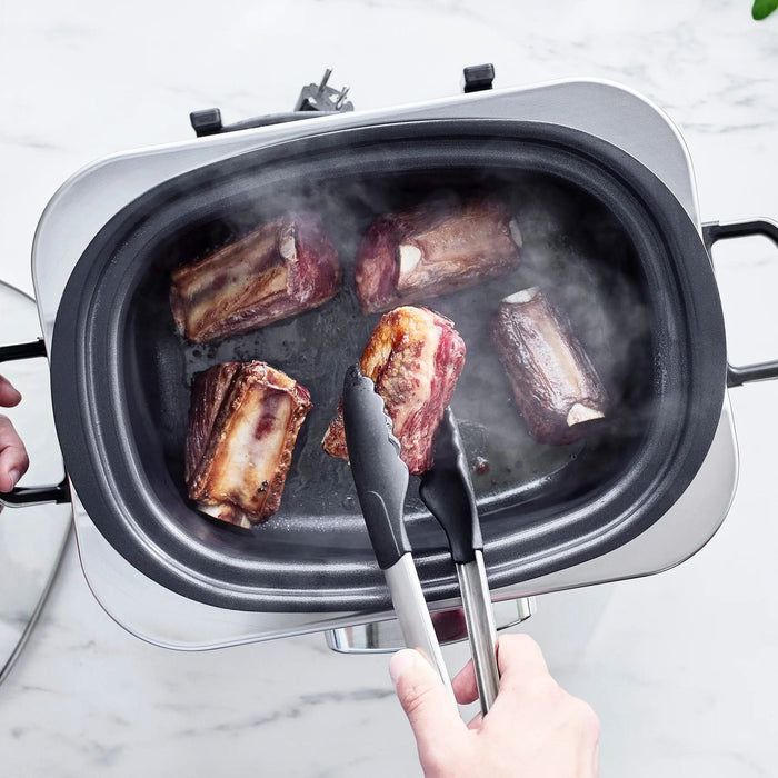 GreenPan Slowcooker - 6.0 Liter - RVS - Keramische anti-aanbaklaag