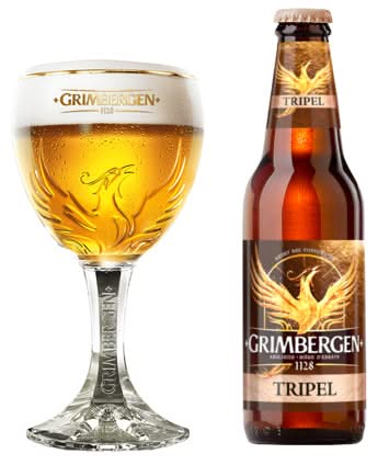 Grimbergen Bierglazen op Voet - 330 ml - 2 stuks