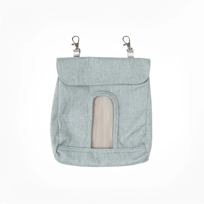 Hanging Pouch Feeder Hay Bag Holder Feeding Dispenser Container for Rabbit Guinea Pig Small Animals Pet