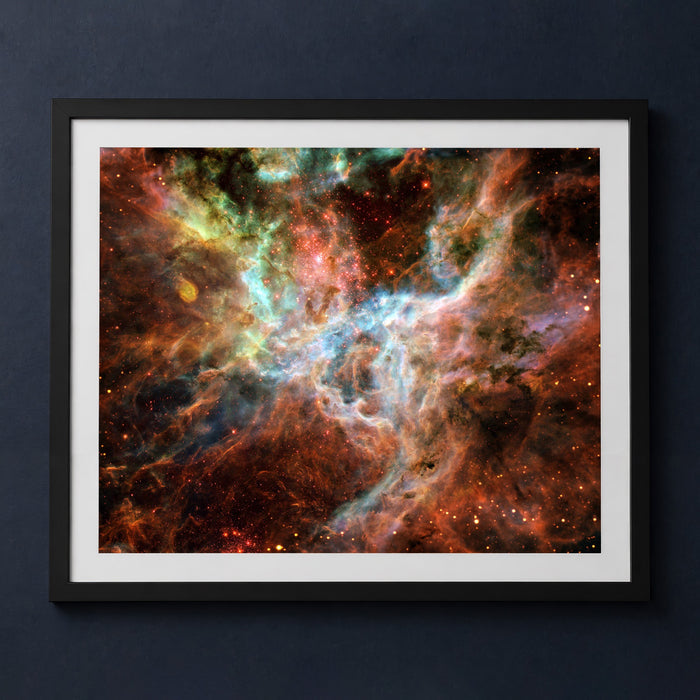 Framed print mockup — Heart of the Tarantula