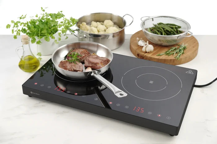 Hendi Dubbele inductiekookplaat - Kitchen Line - 3500 W