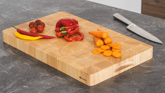 Hendi Houten Snijplank - Rubberwood - 53 x 32.5 cm