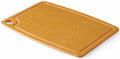 Hendi Snijplank antislip - vaatwasserbestendig - bruin houtvezel - 30 x 23.5 cm
