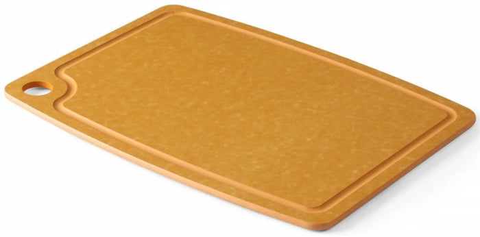 Hendi Snijplank antislip - vaatwasserbestendig -  bruin houtvezel - 37 x 27.5 cm