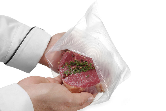 Hendi Vacumeerzakken met reliëf - Sous Vide Zakken - 20 x 30 cm - Geschikt voor FoodSaver vacumeermachines - 100 stuks