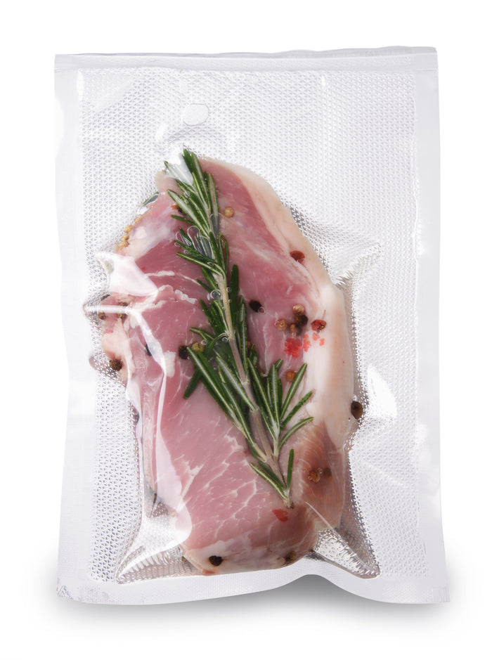 Hendi Vacumeerzakken met reliëf op rol - Sous Vide Zakken - 20 x 600 cm - Geschikt voor FoodSaver vacumeermachines - 2 stuks