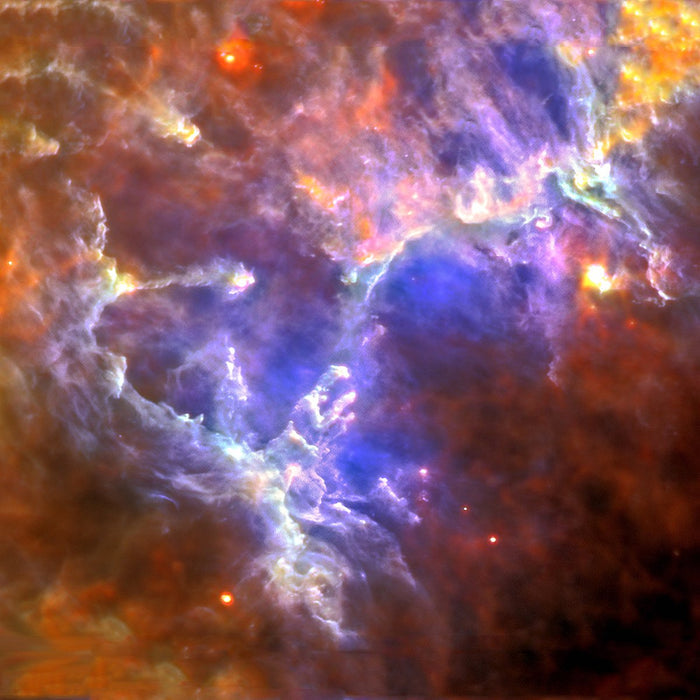 Herschel Pillars of Creation - high resolution space images - Sky Image Lab