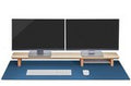 Home Office Bundle (Maple Desk Shelf + Extra Large Desk Pad)