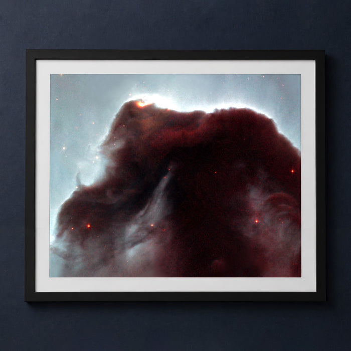 Framed print mockup — Horsehead