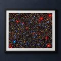 Framed print mockup — Hubble Omega Centauri