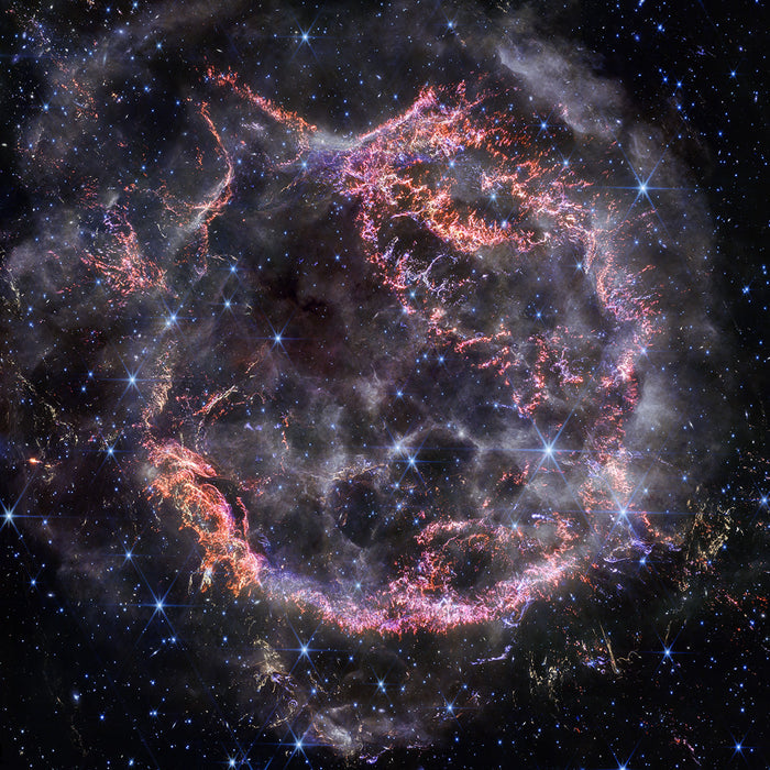 James Webb Exploding Stars of Cassiopeia A
