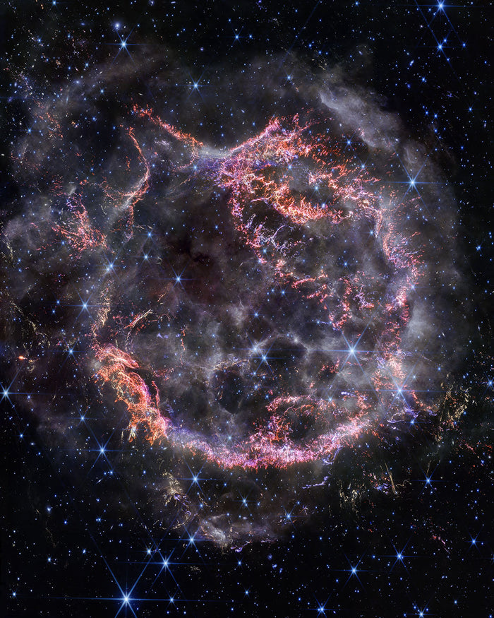 James Webb Exploding Stars of Cassiopeia A