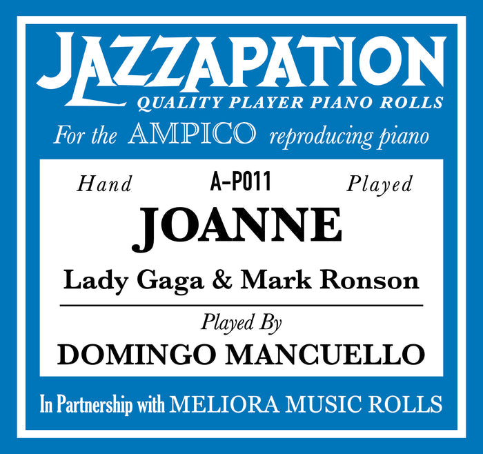 "Joanne" by Lada Gaga, arr. and played by Domingo Mancuello