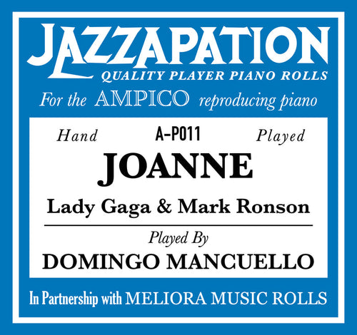 "Joanne" by Lada Gaga, arr. and played by Domingo Mancuello