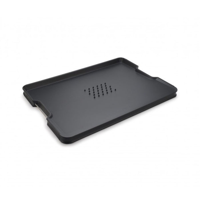 Joseph Joseph Cut & Carve Plus Chopping Board - Extra Large - Black