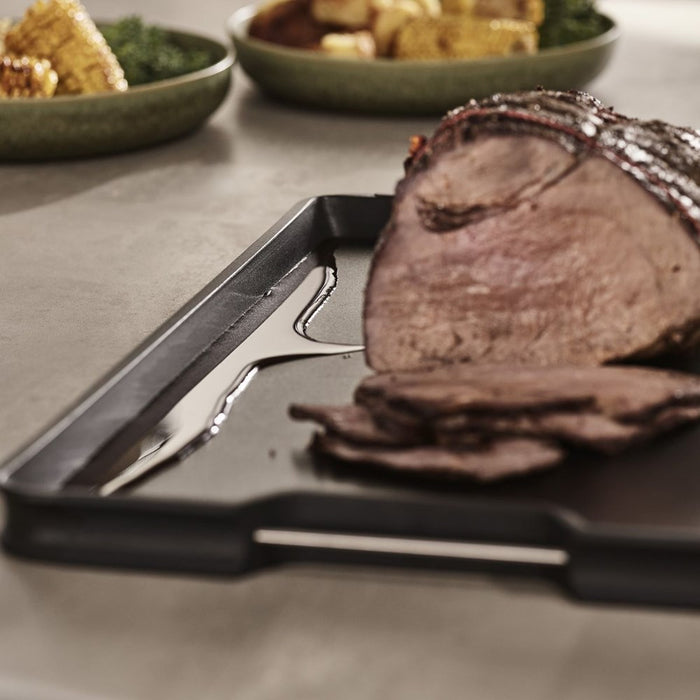 Joseph Joseph Cut & Carve Plus Chopping Board - Extra Large - Black