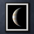 Framed print mockup — Jupiter In Shadow