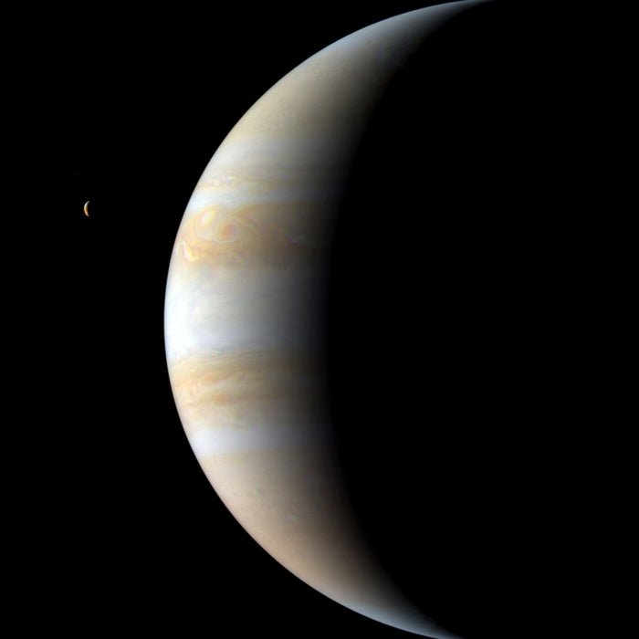 Jupiter In Shadow - high resolution space images - Sky Image Lab