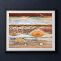 Framed print mockup — Jupiter Red Spot
