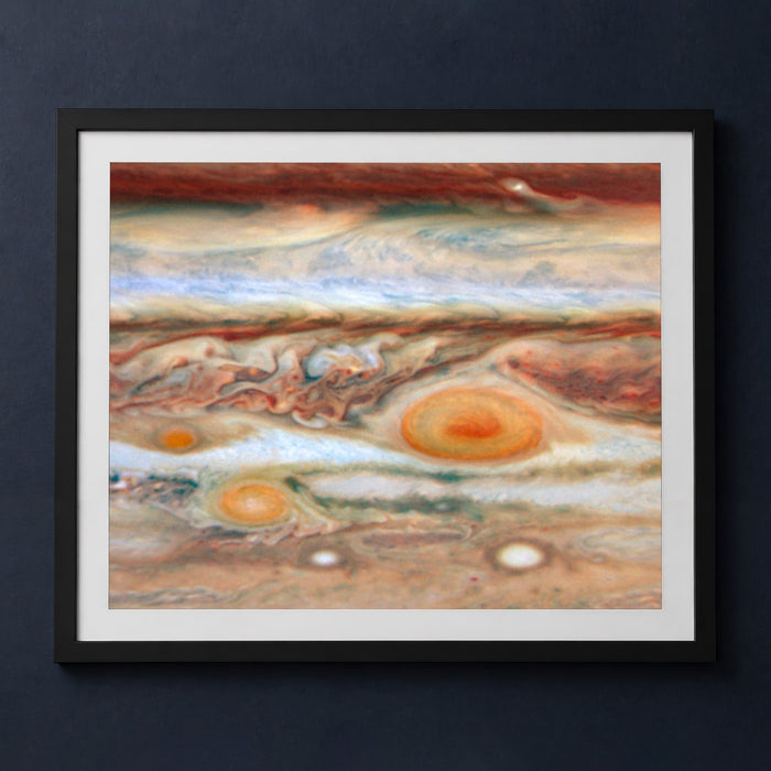 Framed print mockup — Jupiter Red Spot