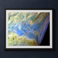 Framed print mockup — Jupiter's Great Red Spot