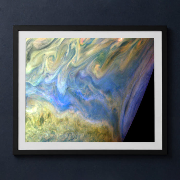Framed print mockup — Jupiter's Great Red Spot