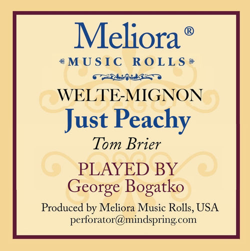"Just Peachy" composed and played by Tom Brier