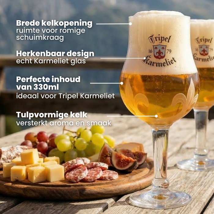 Karmeliet Bierglazen - 330 ml - 2 stuks