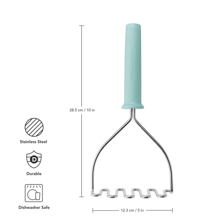 KitchenAid Soft Grip Masher - Mineral Water