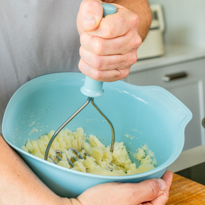 KitchenAid Soft Grip Masher - Mineral Water