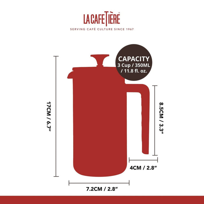 La Cafetière Cafetiere Pisa Latte 350 ml / 3 kops