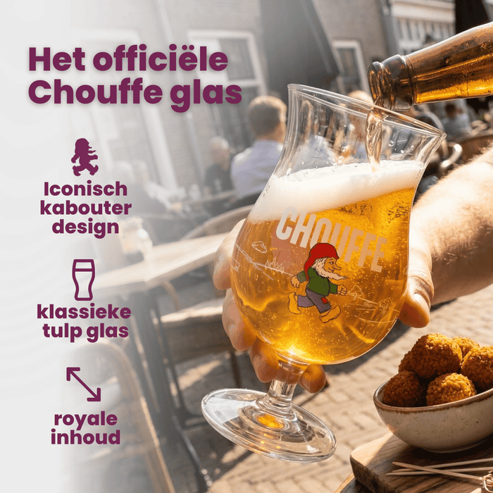 La Chouffe Bierglazen - 250 ml - 6 stuks