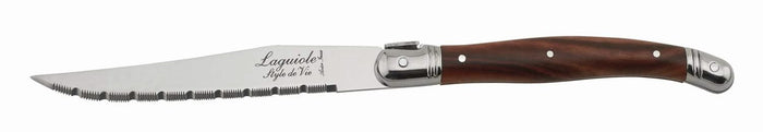 Laguiole Style de Vie Steakmessen Premium Line Dark Wood - 6 stuks