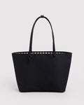Large Nylon Reversible Tote - Black Mix