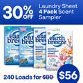 Laundry Sheet Scent Sampler - 4 Pack
