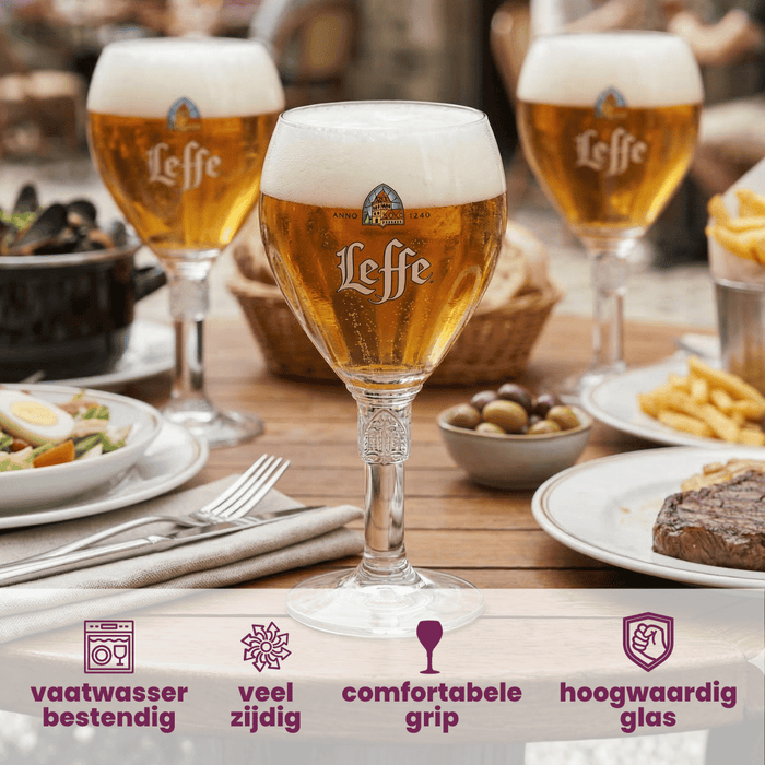 Leffe Bierglazen - 330 ml - 2 stuks
