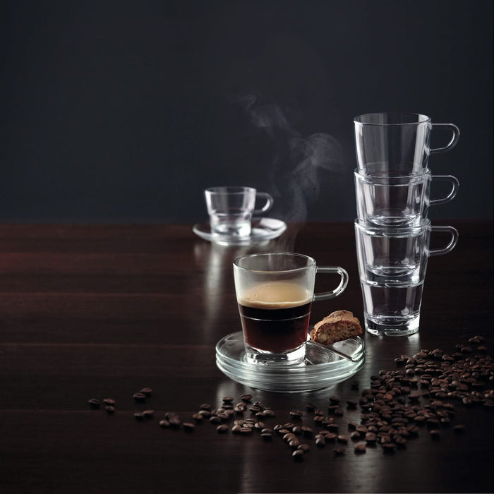 Leonardo Latte Macchiato Glazen Senso - Stapelbaar - 350 ml - 6 stuks