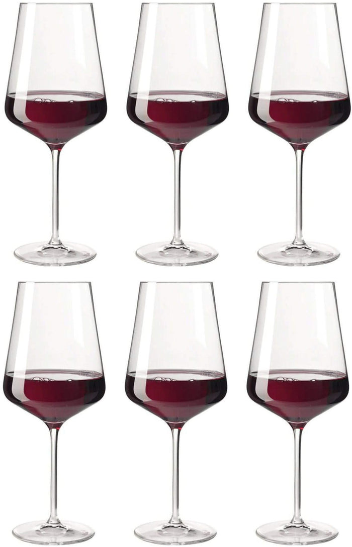Leonardo Rode Wijnglazen - Puccini - 750 ml - 6 stuks