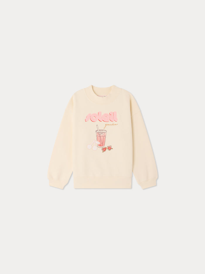 Bonpoint - Lika sweatshirt with a syrup glass print - view 1