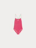 Bonpoint - Loola neon pink one-piece swimsuit - view 1