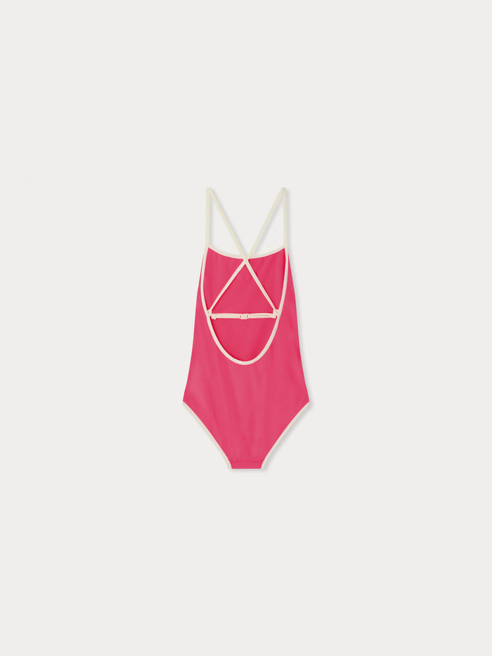 Bonpoint - Loola neon pink one-piece swimsuit - view 2