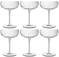 Luigi Bormioli Champagneglazen - Flutes - Champagnecoupe - Speakeasies - 300 ml - 6 Stuks