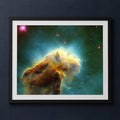 Framed print mockup — M16 Star Birth