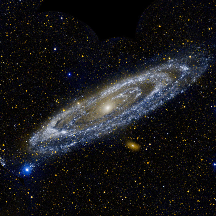 M31 Andromeda by GALEX - high resolution space images - Sky Image Lab