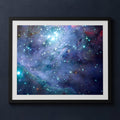 Framed print mockup — M42 The Great Orion at Paranal
