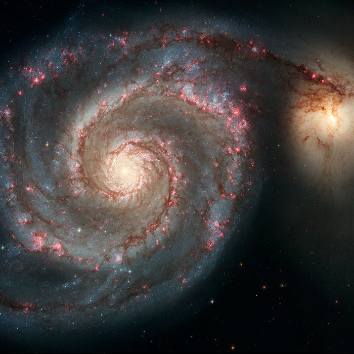 M51 Hubble Whirlpool - high resolution space images - Sky Image Lab
